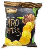Crispy Taro Chips Pepper & Sea Salted 60g Sri Lanka Savory Snack