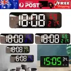 Digital Big Large Jumbo LED Wall Desk Clock Display With Temperature Calendar