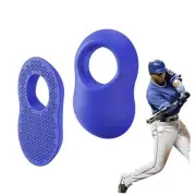 2 Pack Batter's Baseball Thumb Guard for Pro Batters, Hitter Training Aid, Blue