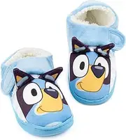 [Bluey] Peuters Children's Slippers Meisjes Jongens Geanimeerde Blauwe Heeler Puppy 3D Oren Huis Schoenen Ondersteunende Strap with Synthetic Zool Television Program for Children