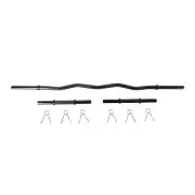 Barbell Standard 1” Curl Bar and Dumbbell Handle Set