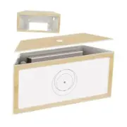 Starlink Gen 3 Router Mount, 2-in-1 Starlink Gen 3 Mount for Mesh Wood Pattern