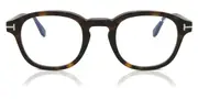 Tom Ford FT5698-B Blue-Light Block 052 Men's Glasses Tortoiseshell Size 48 - Private Health Rebate - Blue Light Block Available