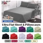 ForZzz 2000TC 3PC Top Flat Sheet Set Single/KS/Double/Queen/King Bed (No Fitted)