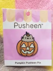 Pusheen Halloween Enamel Pin GLOW IN THE DARK RARE