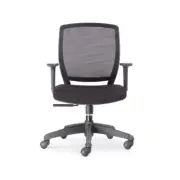Jupiter Prom Medium Back Chair Black