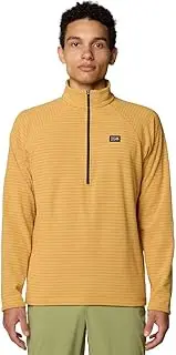 [Mountain Hardwear] Men's Summit Grid Half Zip, Sundown Gold, Large, Sundown Gold, Large