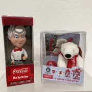 Coca Cola Vintage Bundle Bobble Head And Gift Set NEW