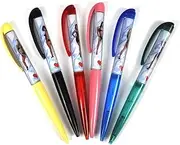 Naked Female Stripper Floaty Pens Girl Woman Tip and Strip (Qty 6 Pack)