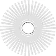 50 Pcs Sector Fan Board Fake Nails Display Boards Metal Rings Nail Polish Plates Practice Templates