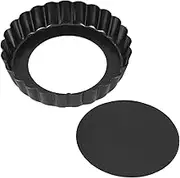 CONGARTENO Stainless Steel Donut Pan Removable Bottom Tart Pan for Baking Versatile