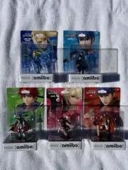 Super Smash Bros Amiibo Lot Unopen Excellent Condition Ike Shulk Marth Samus Roy