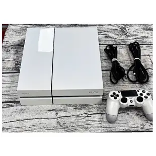 【二手】PS4 CUH-107A 雅致白 /附把手/ HDMI /電源線/ 售後保固10天 (10折)