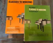 Piano Books Classics To Moderns Early Advanced & Inter. Vol 37(New) & 47 (Used)