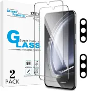 [2+2 Pack] Screen & Camera Lens Protector for Samsung Galaxy S25 Plus - Tempered