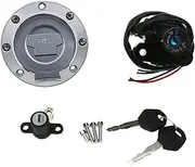 Ignition Switch for YZF R1 R6 1998-2003 YZF-R1 YZF-R6 1999-2005 2000 2001 2002 Motorcycle Fuel Gas Cap Ignition Switch Seat Lock Key Motorcycle Ignition Switch Lock