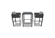 CINQUE 3 Piece Outdoor Bar Setting