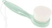 WOFASHPURET Facial Cleansing Brush with Soft Bristles Ergonomic Manual Face Scrubber for Gentle Cleansing and Exfoliating Family Friendly Skin Care Tool for All Ages Opp Packaging