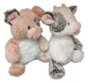 CLEMENTINE COW & PERCY PIG Sweeter & Softer Stuffed Animal Plush by Aurora