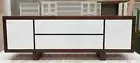 1900 mm THT-022L Tasmania Oak High Gloss Polyurethane TV Unit Twin Pocket Doors