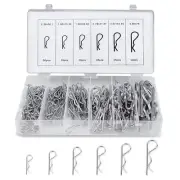 Cotter Pin Assortment Kit, 180PCS 6 Sizes Hair Pin R Clips Assortment Kit, Zi...