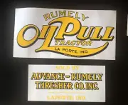 RUMLEY OIL PULL TRACTOR DECAL GRAPHICS KIT