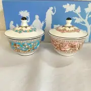 Wedgwood Florentine Oriental Cup Pair