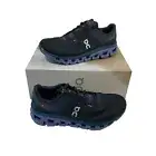 ON Cloud Cloudflow 4 Running Shoes Sneakers Men 10 M Black Storm 3MD30100340 New