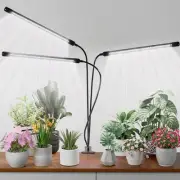 Super Bright Plant Grow Light Clip-on, 6000K Full Spectrum Gooseneck Growing ...
