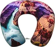 SKKNT Beauty Grand Canyon Print Lightweight Travel Neck Pillow U-Shaped Memory Foam Head Neck for Airplanes