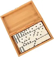 BRIGHTFUFU 1 Set Interactive Dominoes Fun Racing Game with Blocks Convenient Storage Box for Family Entertainment and Creative Play