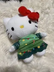 Sanrio Hello Kitty & Friends Christmas Tree Outfit Plush Holiday Plush 8in NWT
