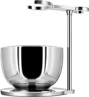 Luxury Shaving Razor Brush Stand with Soap Bowl Set, Compatible with Manual Razor, Safety Razor, Gillette Fusion Razor - Organized Storage to Extend Service Life