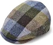 Extended Peak - Donegal Tweed Flat Cap