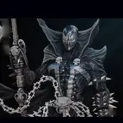 Spawn 1/8 38cm 3D print figure Model Kit Unpainted Unassembled GK