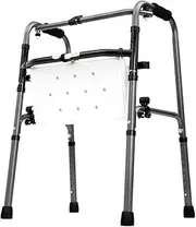 Walker with Seat - Medical Walkers Lightweight Folding Walking Frame - Mobility Walking Aid for Elderly Handicap Little Surprise