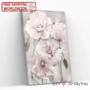 Paint By Numbers Kit Flowers Abstract Kids Wall Oil Adult Beginner Home Painting