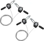 Gogogmee Replacement Bike Thumb Shift Levers 2pcs Aluminum Shifter for and Highway Bikes