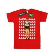 Elf Mens Buddy Santa Scream T-Shirt (Red) - BI23558