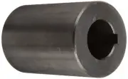 Part RC-100-KW Mild Steel, Black Oxide Plating Rigid Coupling, 1 inch bore, 2 in