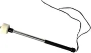 EXQUIMEUBLE 1pc Drum Hand Steel Percussion Snare Felt Mallets Instrument Black