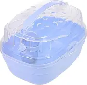 Portable Hamster Carrier Case for Travel Small Pet Cage with Durable Design for Hamsters Mice and Ferrets Convenient Outdoor Use Easy to Clean