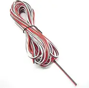 2Pin 3Pin 4Pin 5Pin 22AWG 20AWG/18AWG L Connector Extension Wire Cable Compatible with 3528 5050 RGB WS2812B L Strip Connecting 1m/lot (Color : 3pin Wire)