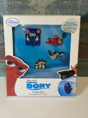 US Disney Finding Dory Limited Edition 4 Pin Boxed Set New in Box