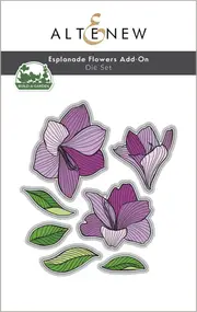 Altenew Build-A-Garden- Esplanade Flowers Add-On Die Set