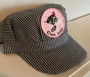 Engineer/Conductor Cap /Hat-Chessie Pink Cat (C&O)adjustable-Adult or Child-NEW