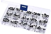 JECOMPRIS Diy Electronic Circuit Components Assorted 300pcs Kit Silicon Material Non-contacting Use