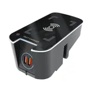 15W Car for Wireless Charger Charging Plate Phone Holder for XC90 S90 XC60 VC60 S60 V90 black