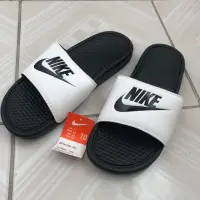 在飛比找蝦皮購物優惠-飛董 NIKE BENASSI JDI MISMATCH 白