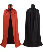 S&S Reversible Deluxe Lined Vampire Cape Red/Black-Devil/Cosplay/Halloween Cloak